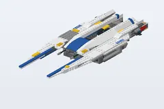 Mid-build preview of Rebel U-Wing Fighter