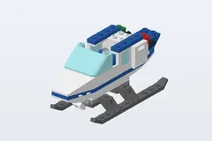 Mid-build preview of Police Helicopter