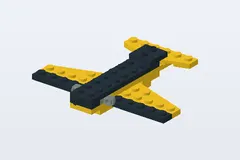 Mid-build preview of Yellow Airplane