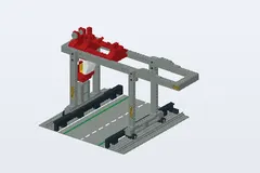 Mid-build preview of Container Crane Depot