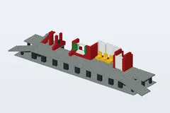 Mid-build preview of Railway Station