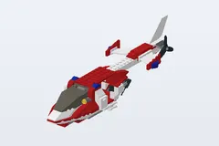 Mid-build preview of Rescue Helicopter