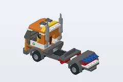 Mid-build preview of Garbage Truck