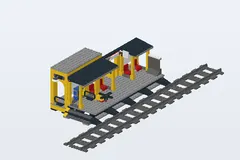 Mid-build preview of Train Station