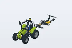 Mid-build preview of Tractor with Log Loader