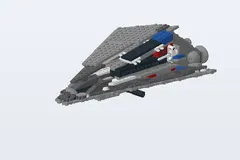 Mid-build preview of Midi-Scale Imperial Star Destroyer