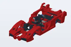Mid-build preview of Ferrari FXX 1:17