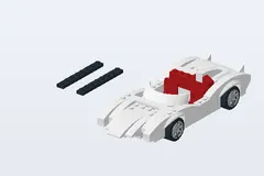 Mid-build preview of Speed Racer & Snake Oiler