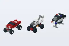 Mid-build preview of Monster Crushers